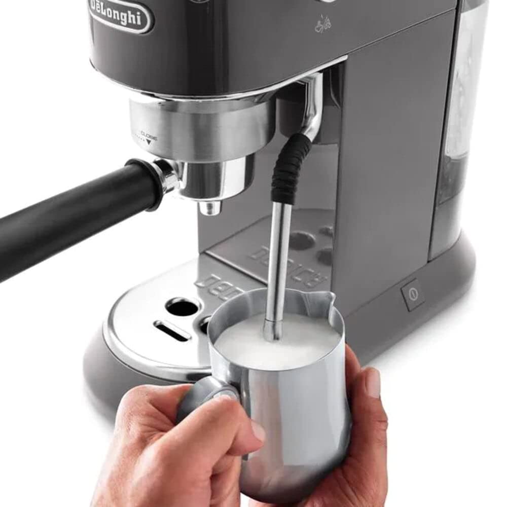 Kaffique - Dedica Arte manuelli Kaffeemaschine, mit My LatteArt-Dampfdüse, perfekt für cremigi Cappuccinos
