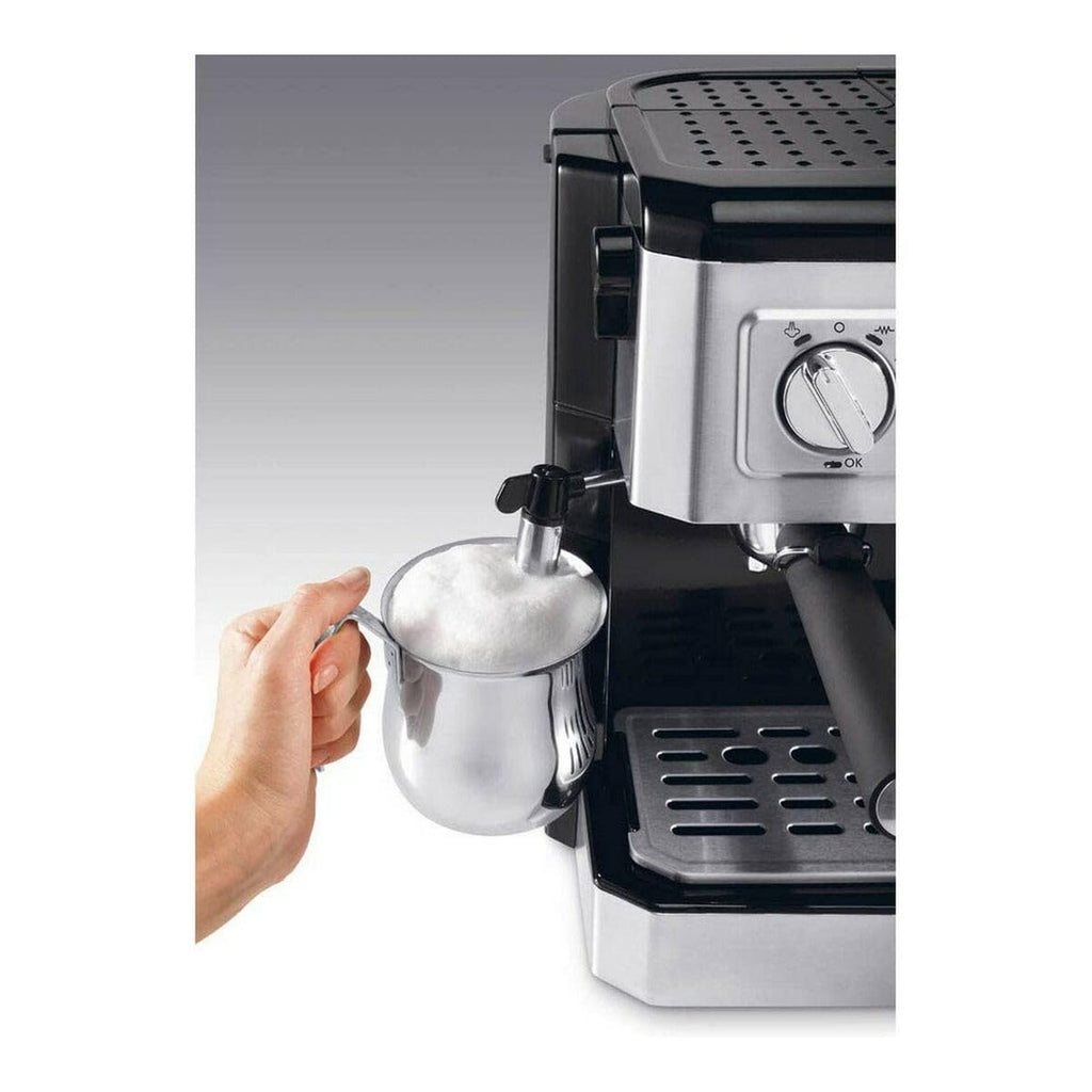 Kaffique - 2-in-1 Kaffeemaschine, Schwarz, Metallig