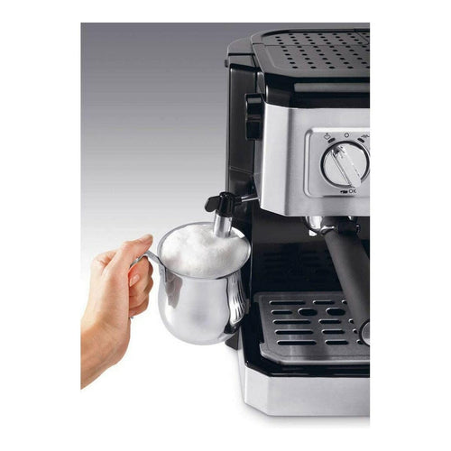 Kaffique - 2-in-1 Kaffeemaschine, Schwarz, Metallig