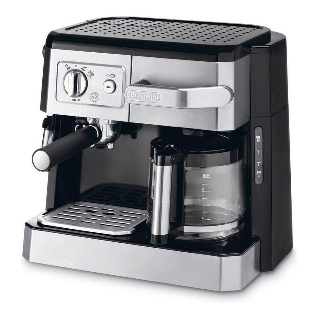 Kaffique - 2-in-1 Kaffeemaschine, Schwarz, Metallig